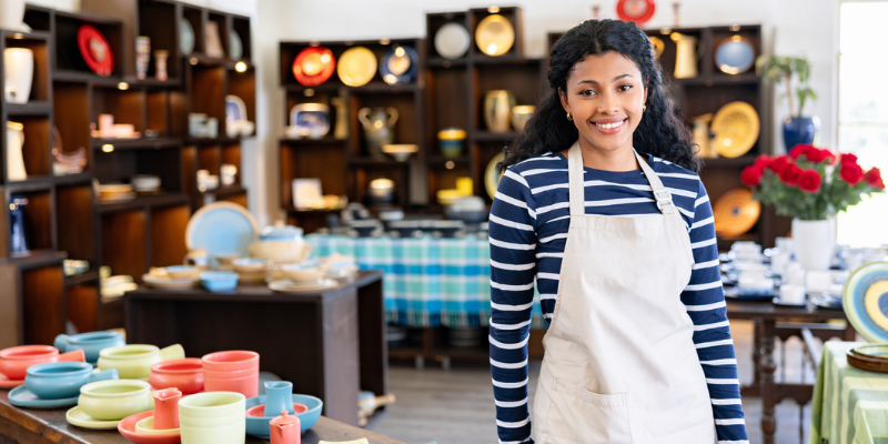 Small business owner, using tips and tricks learnt from Bizcap's 2026 marketing event calendar