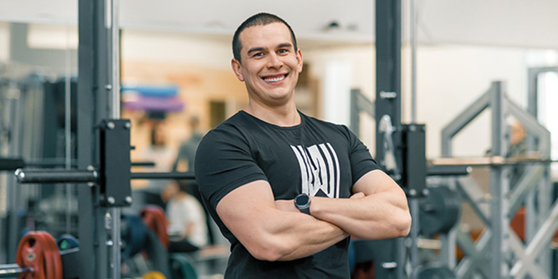 Fitness business owner happy after growing their business with Bizcap's financial help.