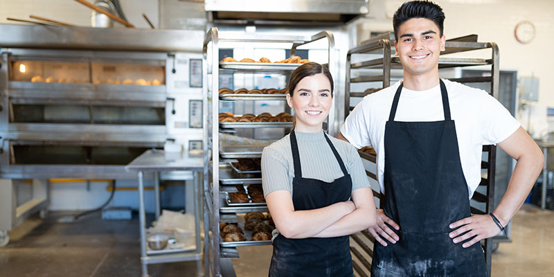 Two bakery-cafe owners who achieved business growth with Bizcap's loans.