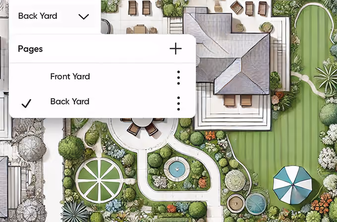 FormSketch - Floor Plan Pages options