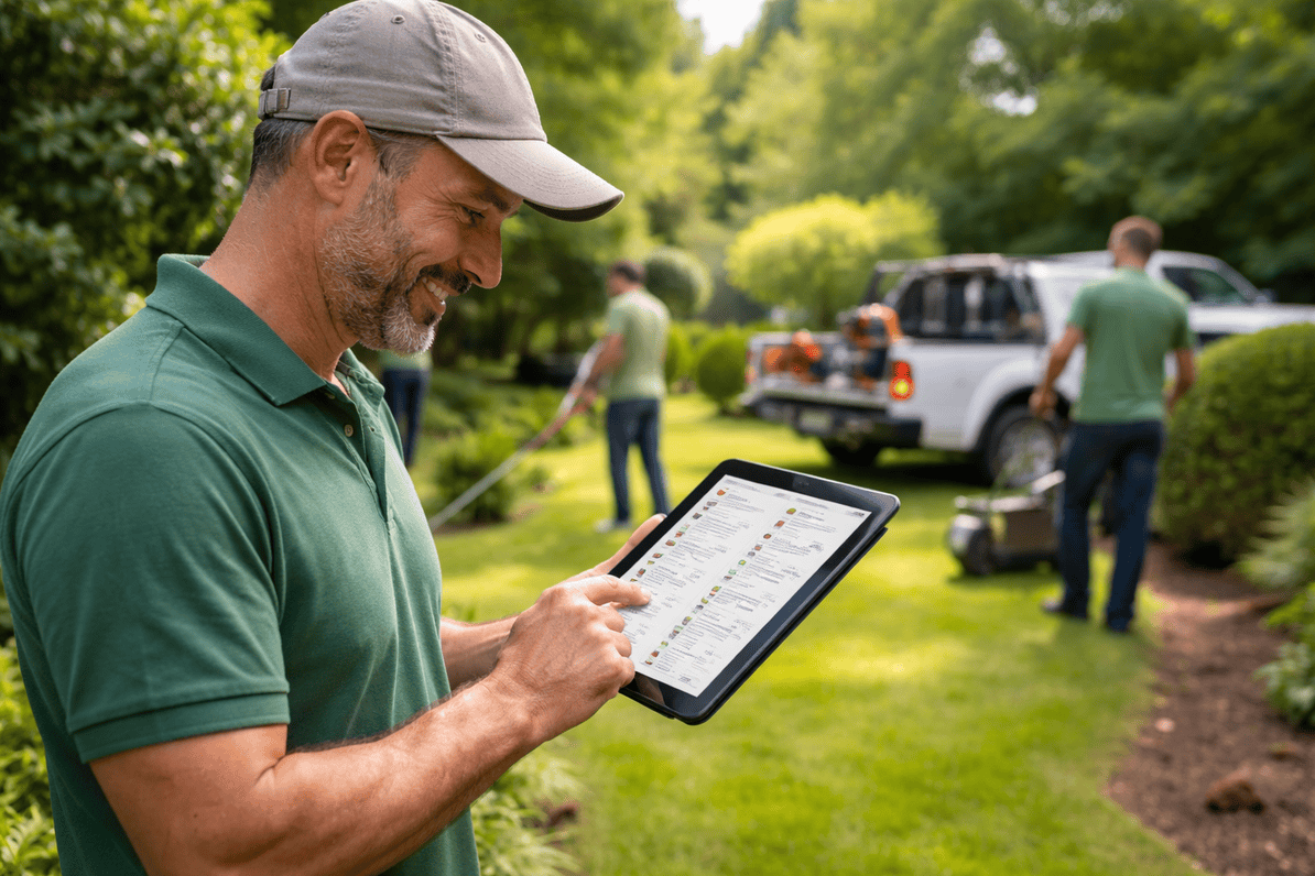 Landscaping Software for Recurring Maintenance Jobs
