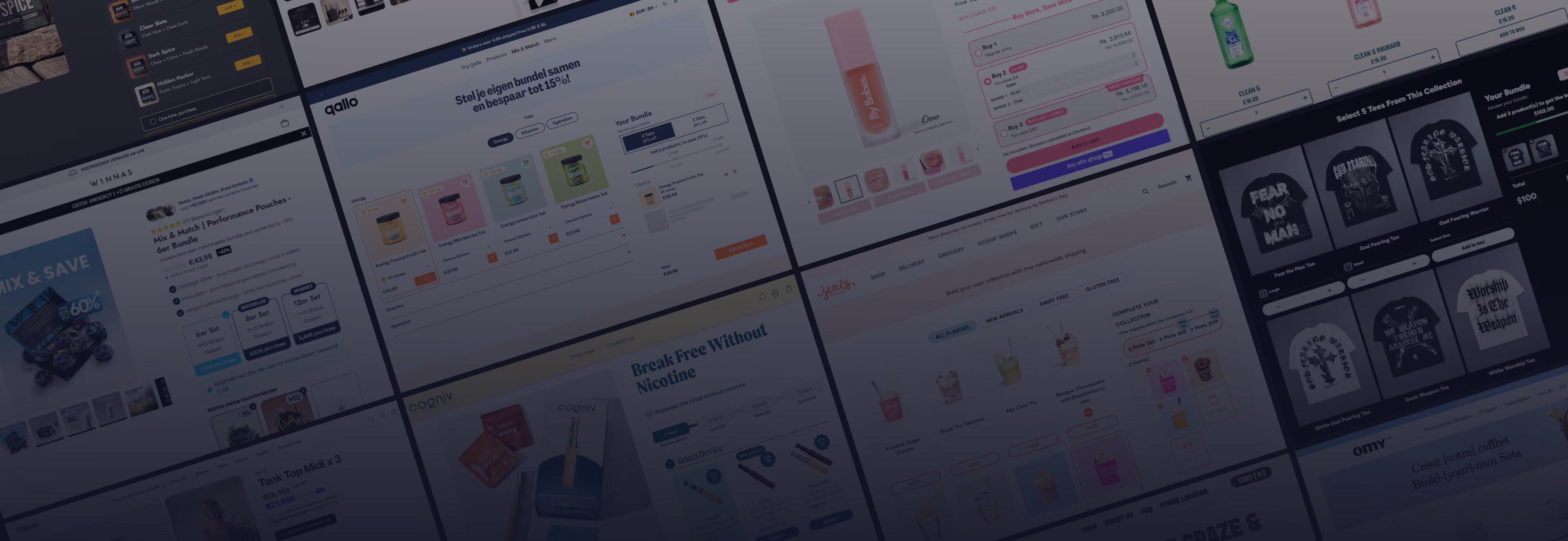 Storewide product grid being scanned