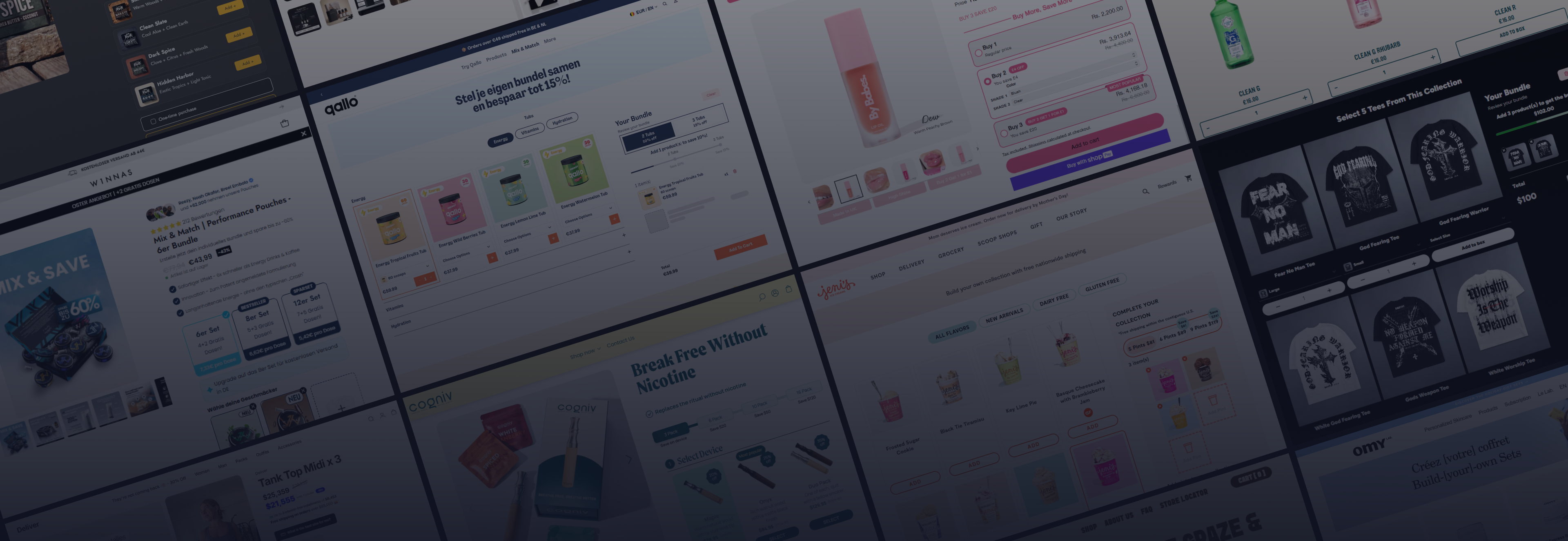 Storewide product grid being scanned