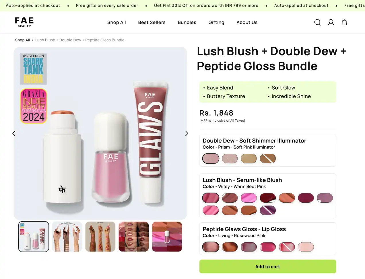 Pre-Curated Bundle with Variant Selection