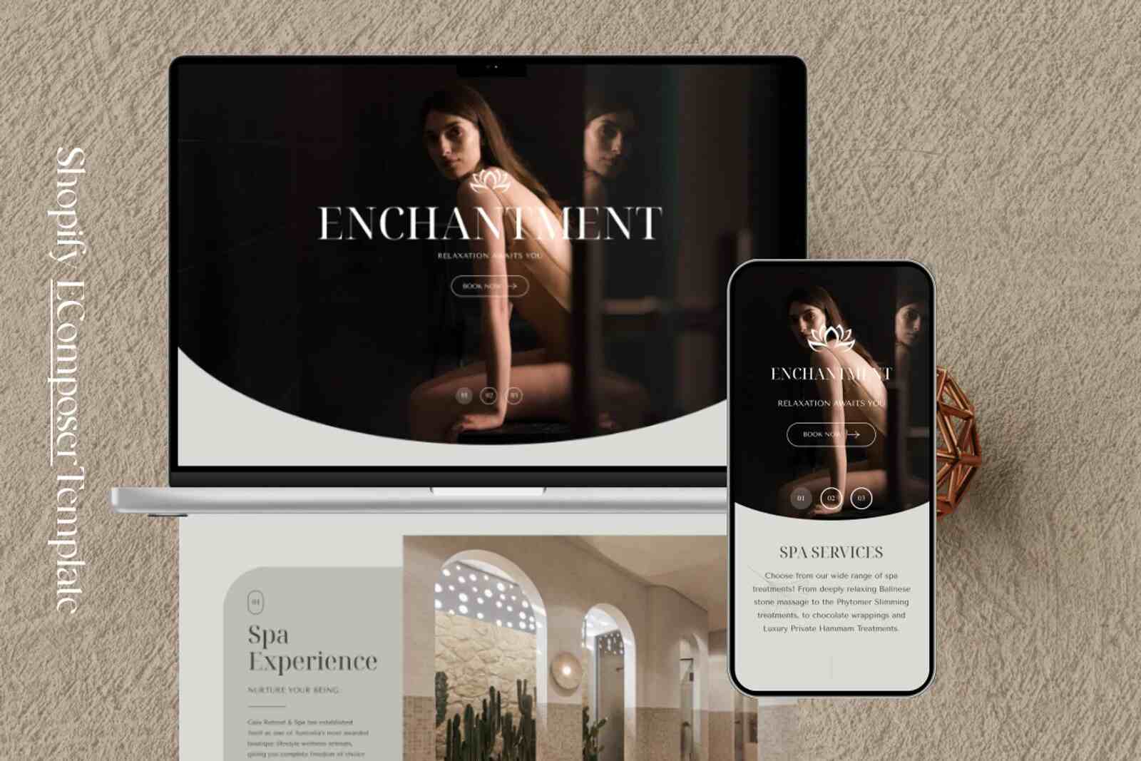 EComposer Spa Landing Page
