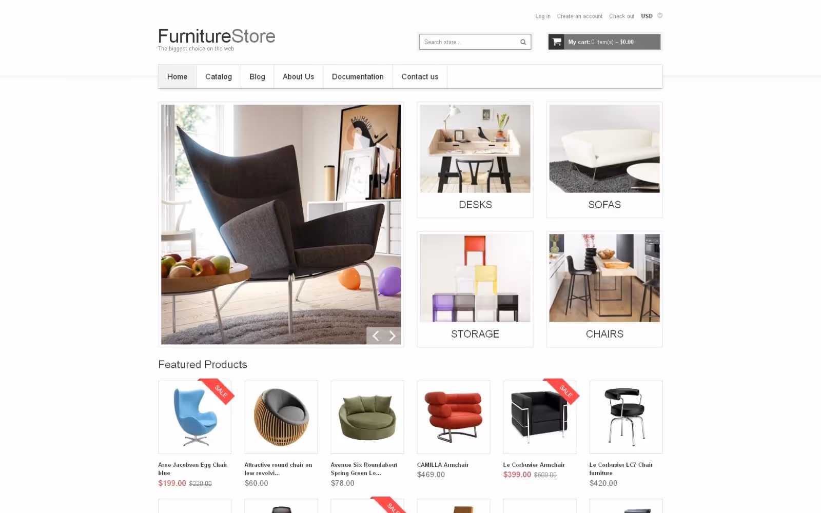 Free Furniture Responsive Theme