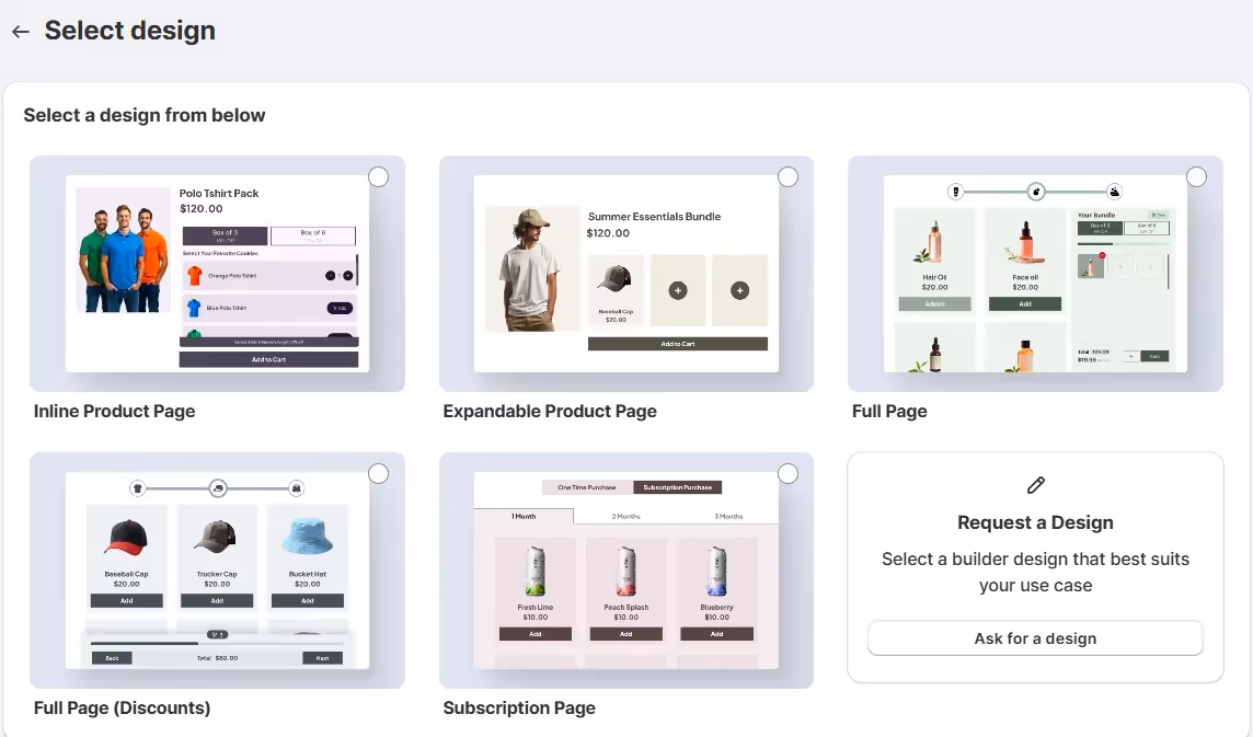 Easy Bundle Builder Templates