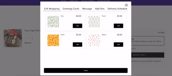 GLab helps create various gifting options.