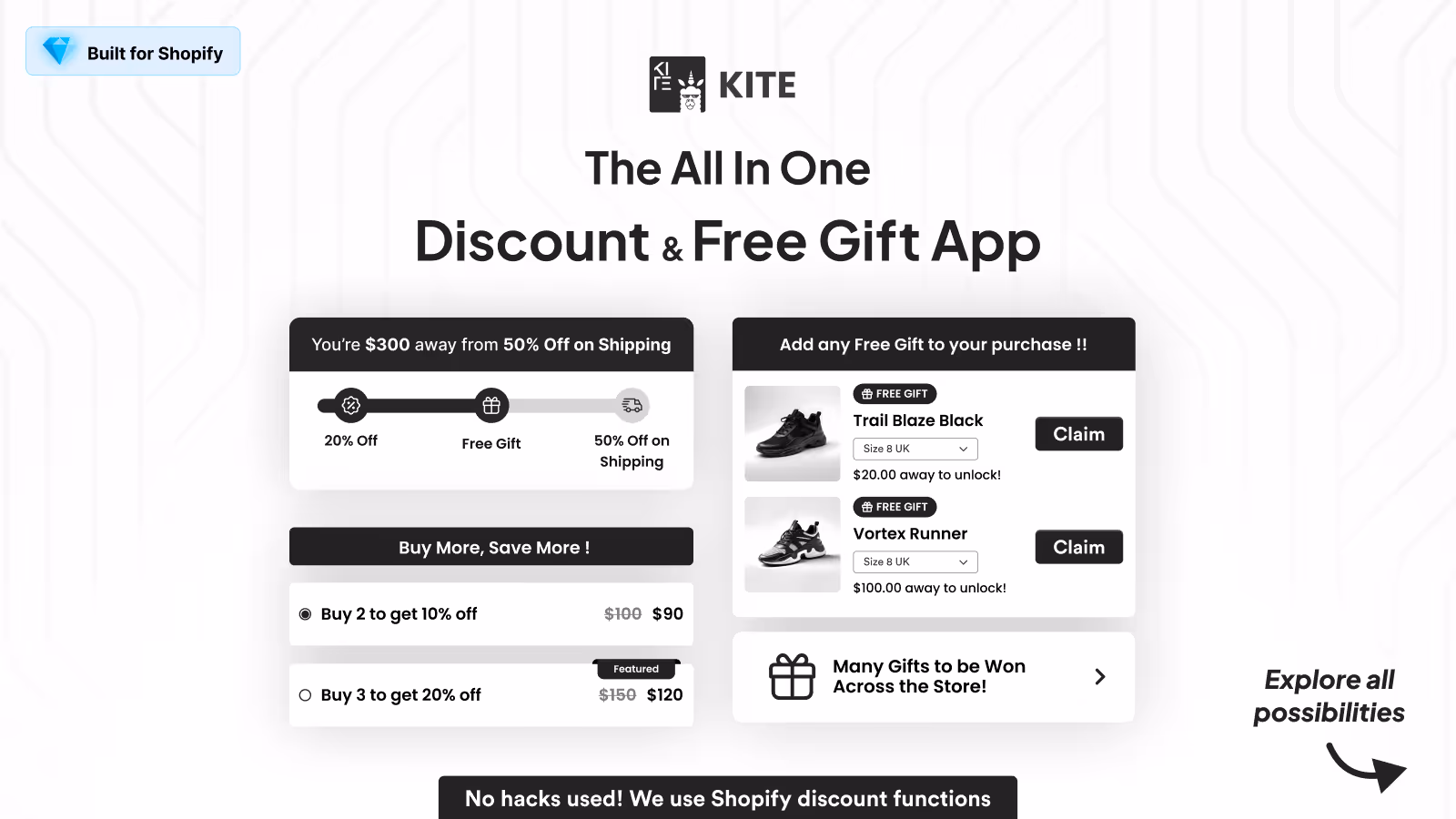 All-in-One discount & free gift app for all Shopify stores