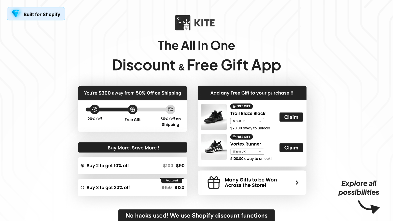 All-in-One discount & free gift app for all Shopify stores
