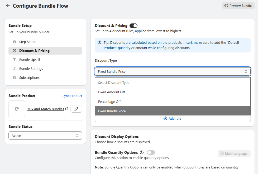 Shopify Mix & Match Bundles - Discount & Pricing
