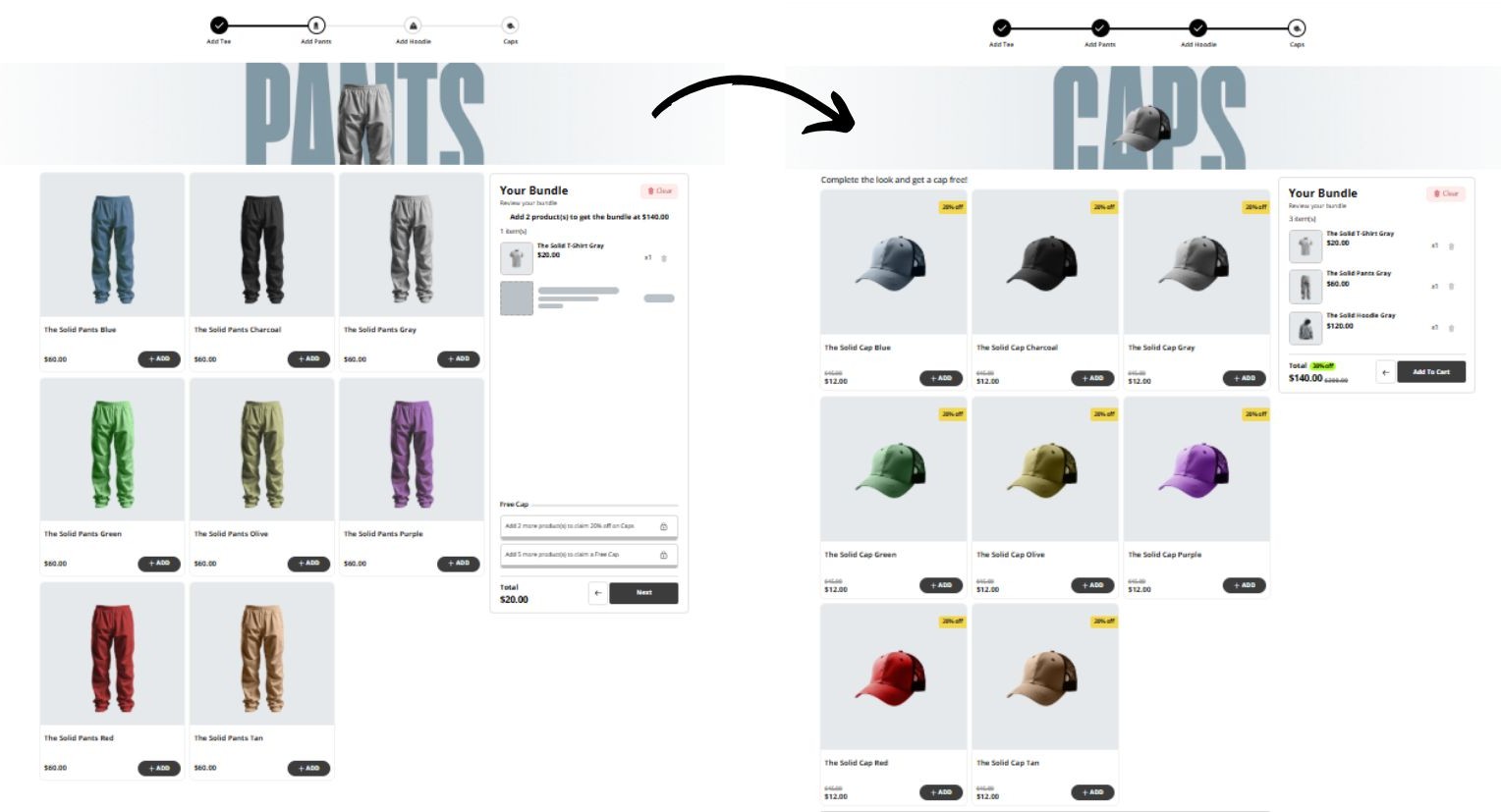 Shopify Mix & Match Bundle Example