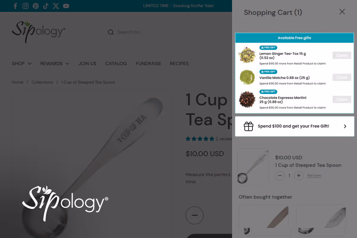 Free Gift with Purchase Promotion