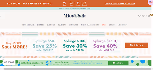 Tiered Discounts Holiday Promotion Idea