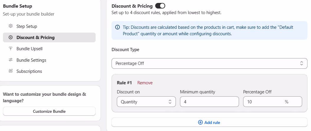 How to create bundles on Shopify with third party app