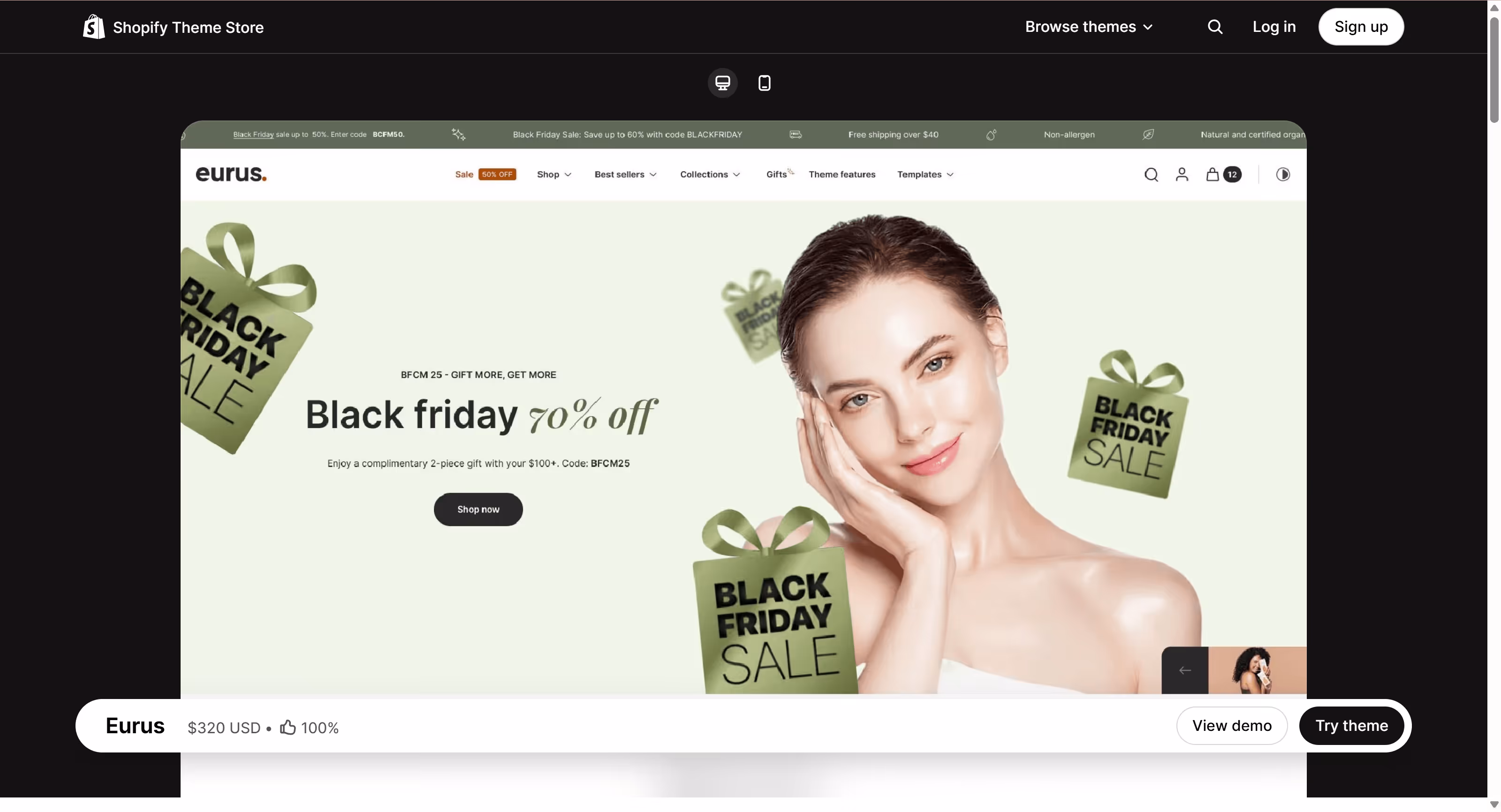 Shopify Christmas Theme Eurus