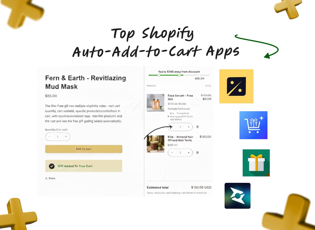 Top 7 Shopify Auto-Add-to-Cart Apps (2026)- Features & Comparision