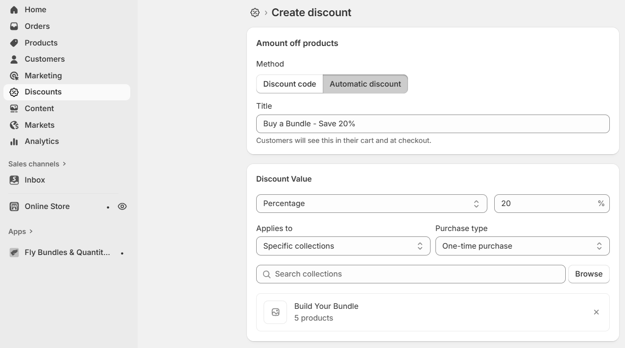 How to create bundles on Shopify
