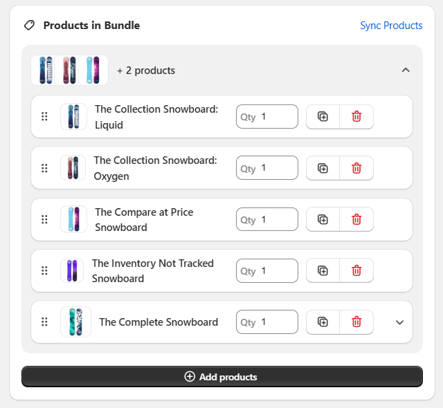 How to create bundles on Shopify with third party app