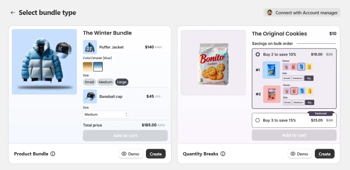 How to create bundles on Shopify with Fly Bundles