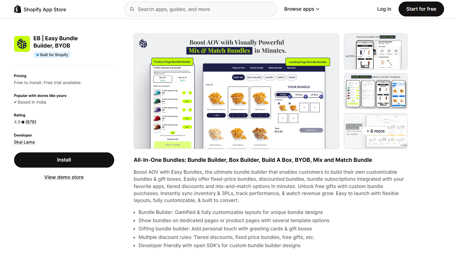 Best Shopify Product Bundle App Easy Bundle Builder