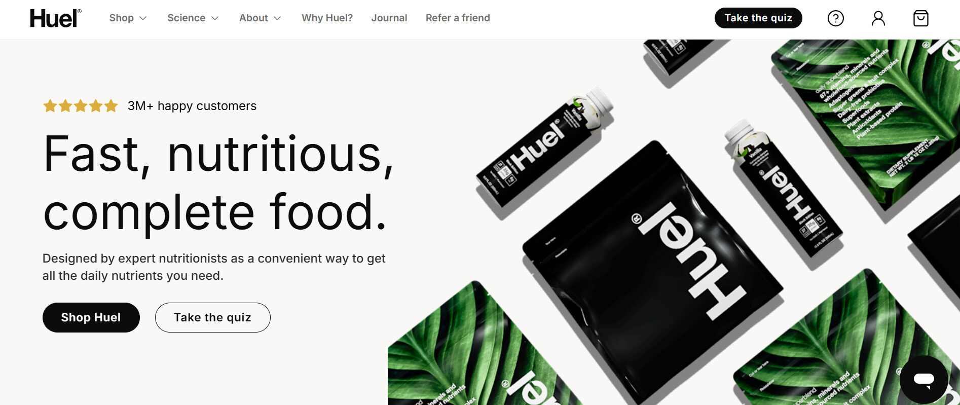 Top Shopify health care brand Huel