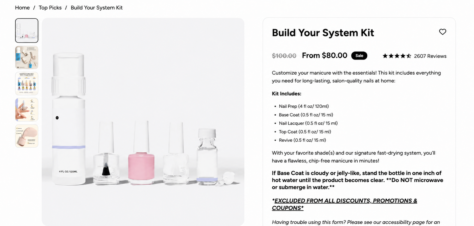 An image showing the build your system kit done using Easy Bundle Builder
