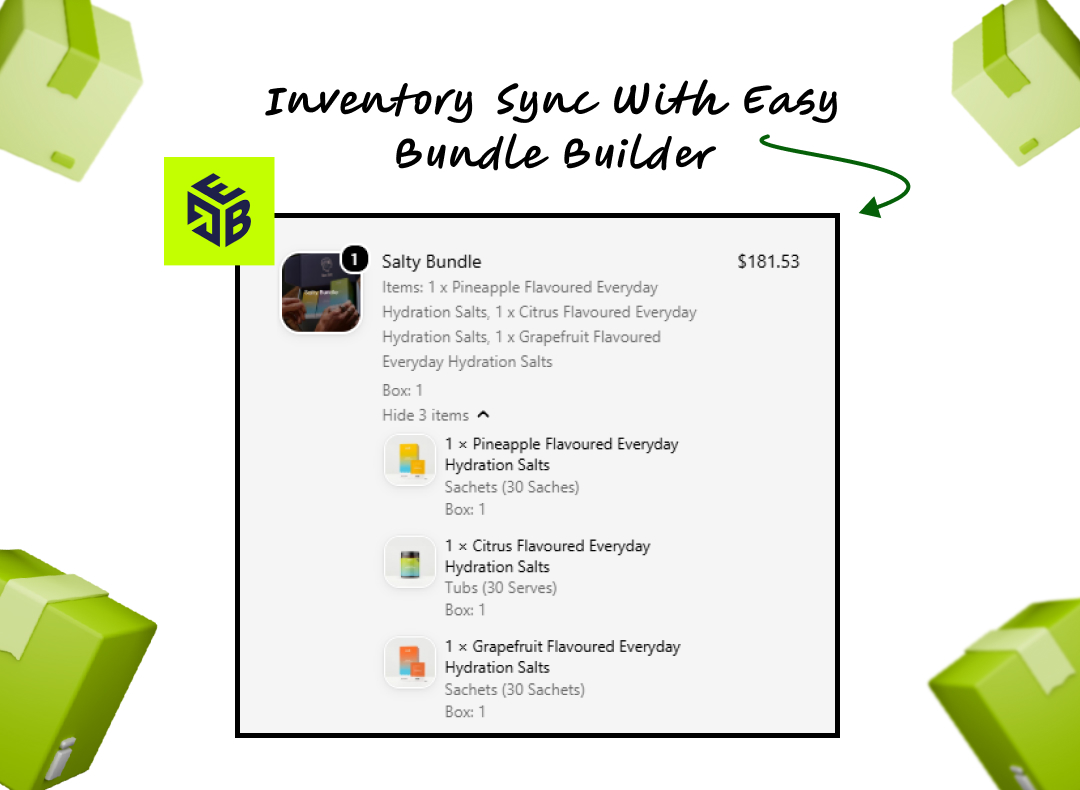 Inventory Sync With Easy Bundle Builder