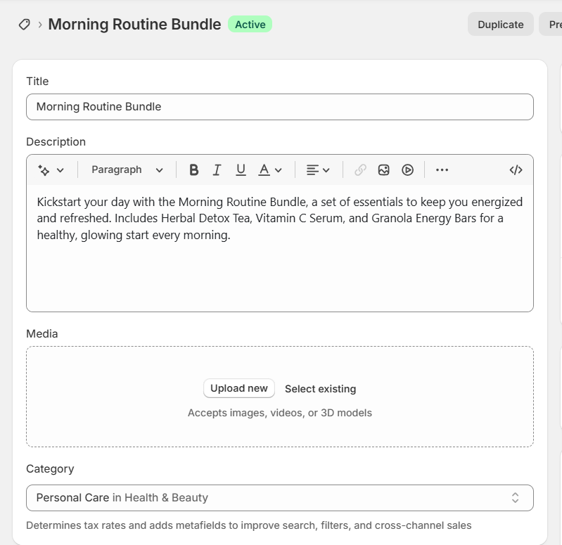 How to create bundles on Shopify