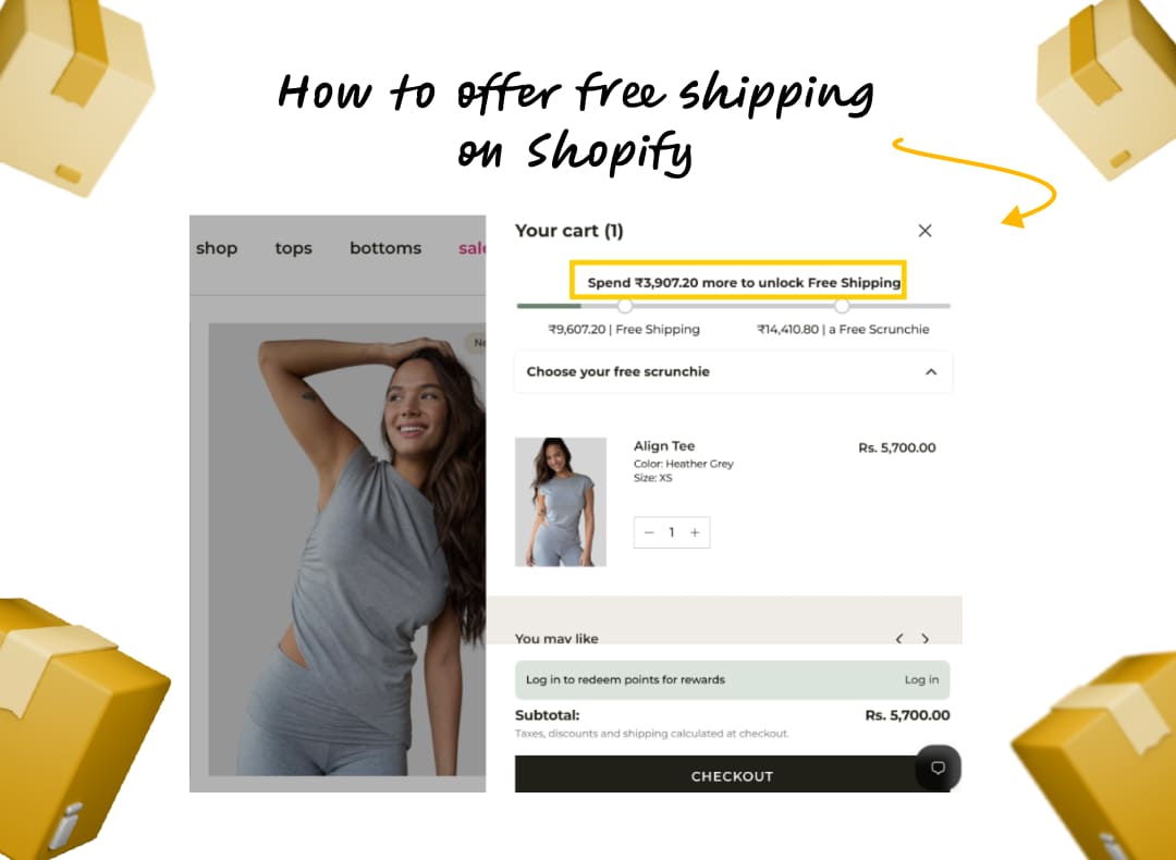 How to Offer Free Shipping on Shopify