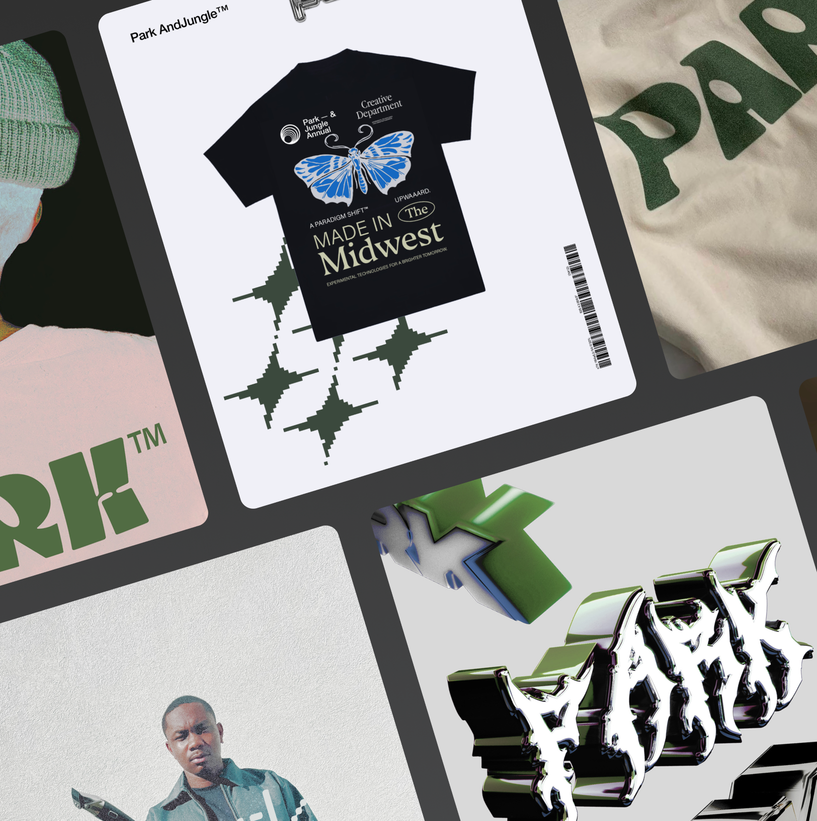 Recent brand and identity work for Park AndJungle