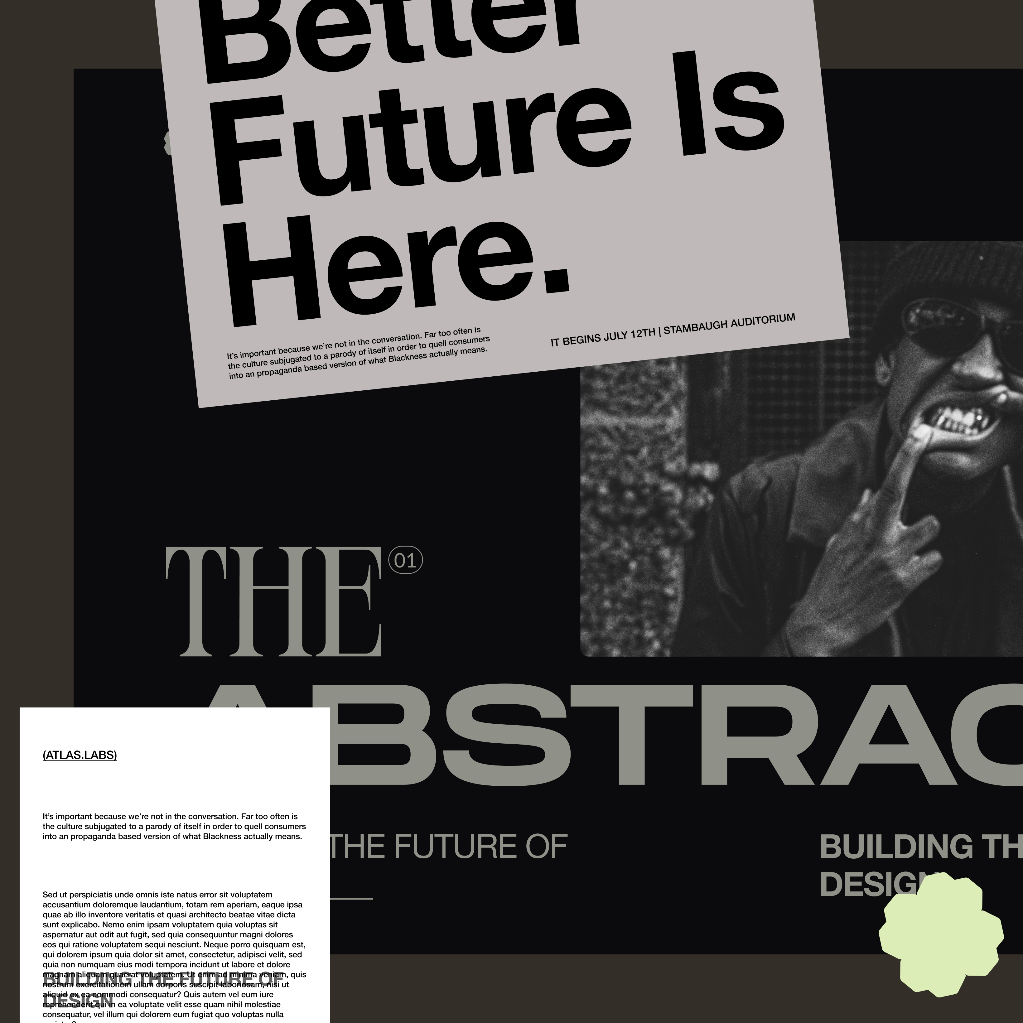 Recent brand and web work for The Abstract