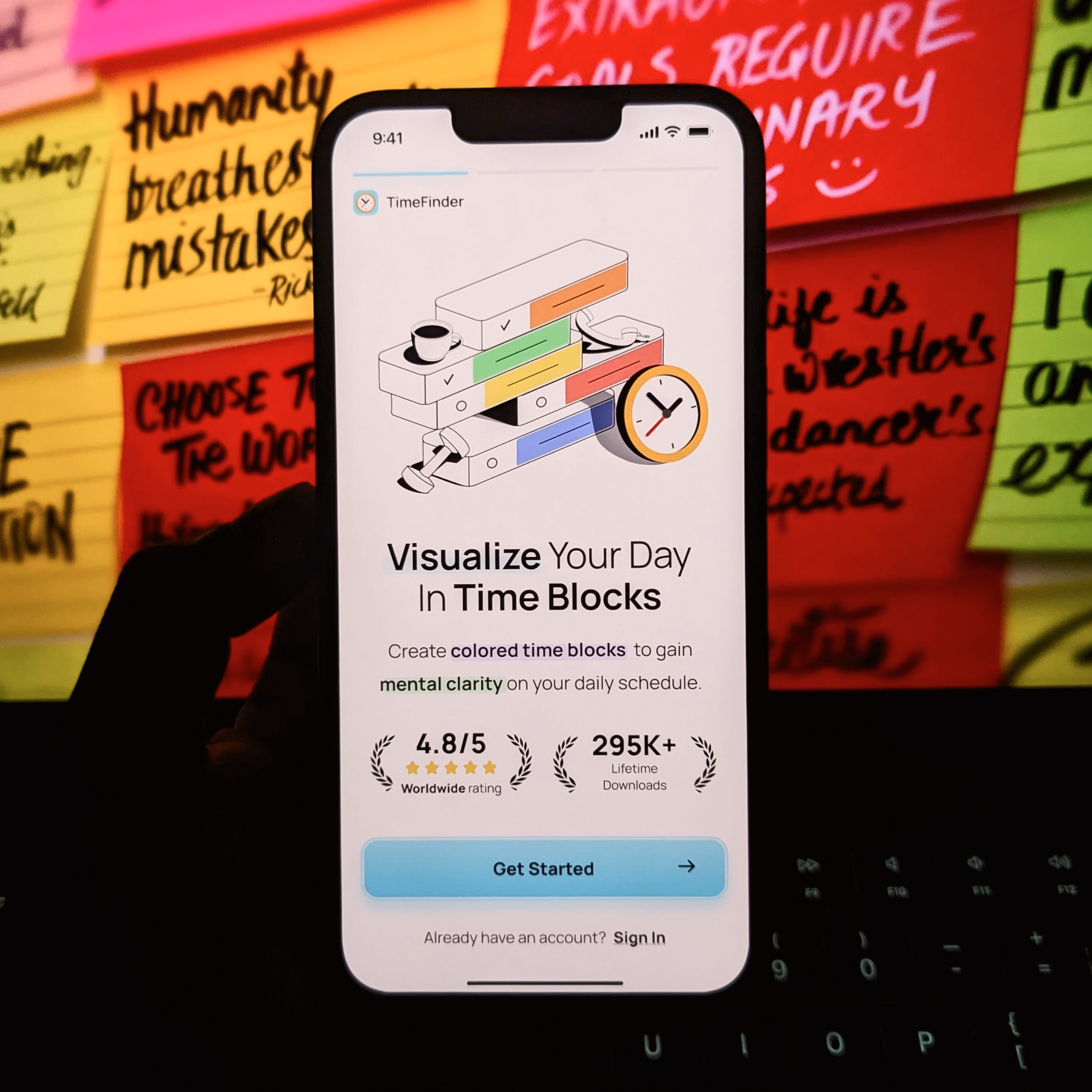 mobile app onboarding design example by roastmyapp