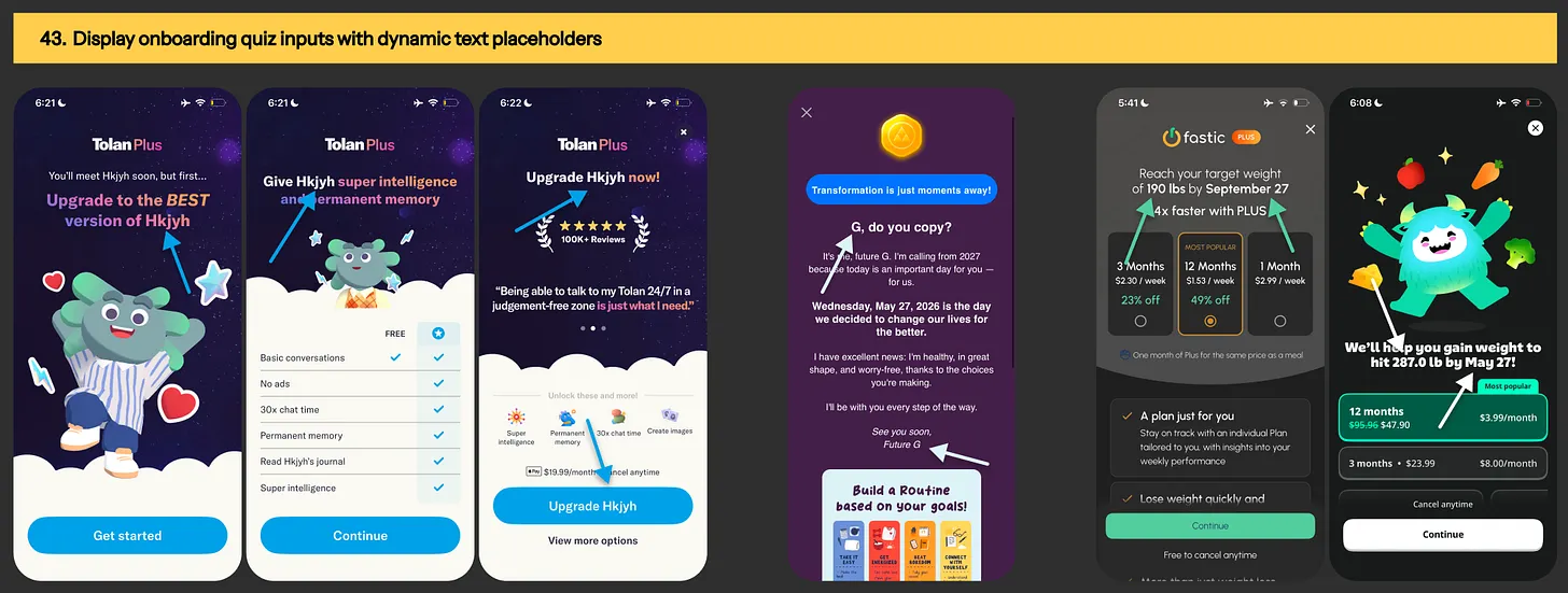 Paywall personalization using onboarding quiz inputs