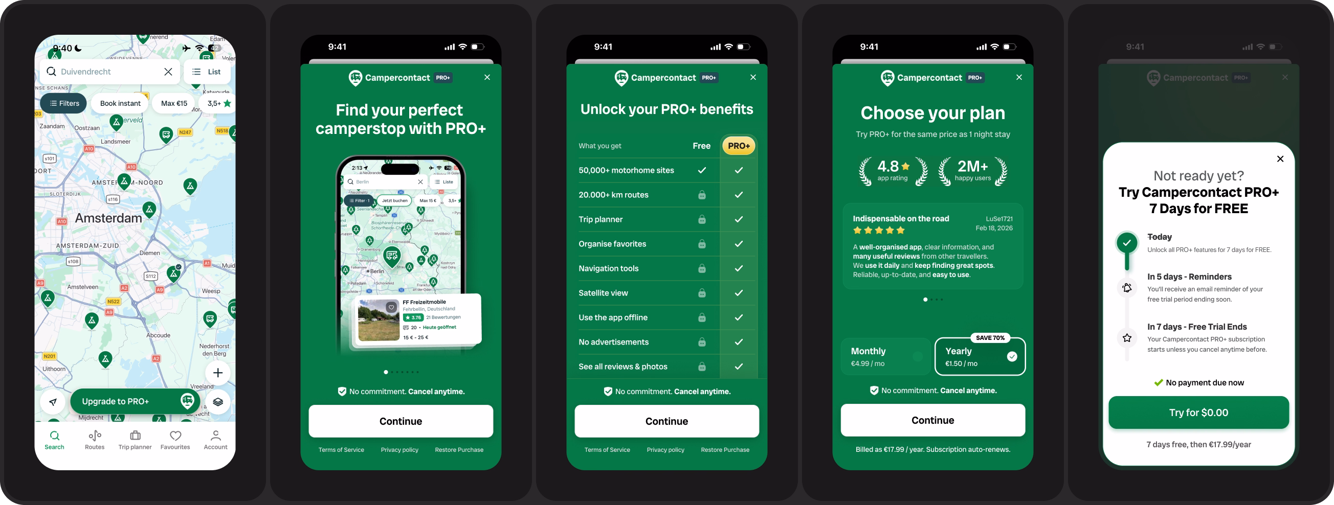 high-converting onboarding paywall design example with plan picker