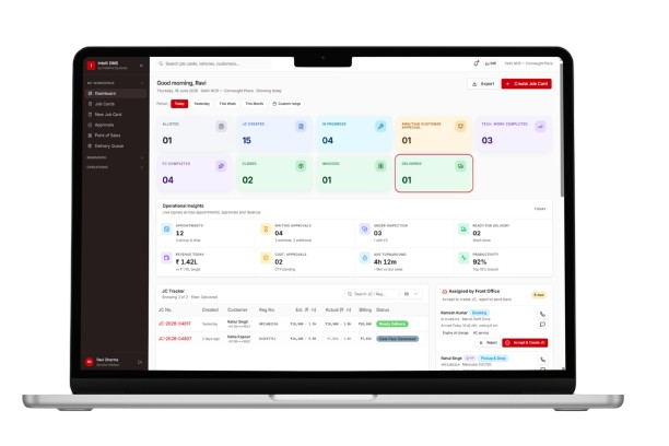 Cloud-based dealer management system for OEMs