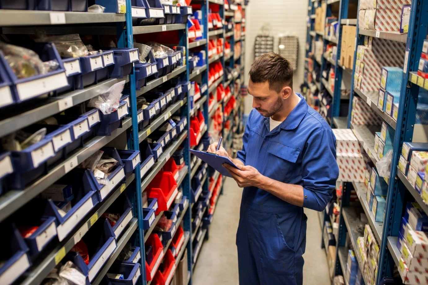 Challenges in spare parts ordering, including inventory management, delays, and inaccurate orders