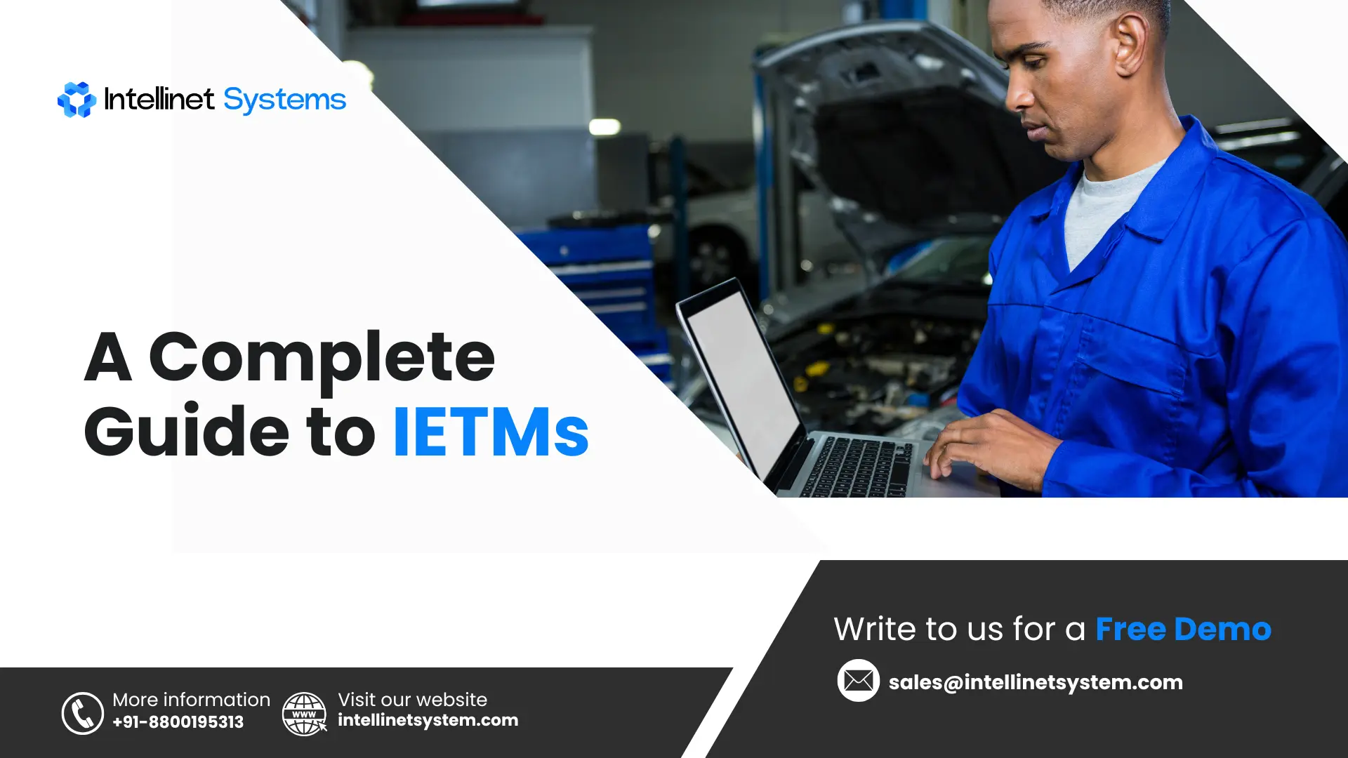 Technician using a laptop to access an Interactive Electronic Technical Manual during equipment maintenance