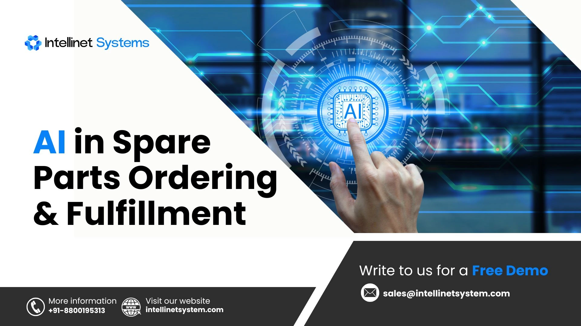 AI optimizing spare parts ordering and fulfillment for faster, more accurate processes