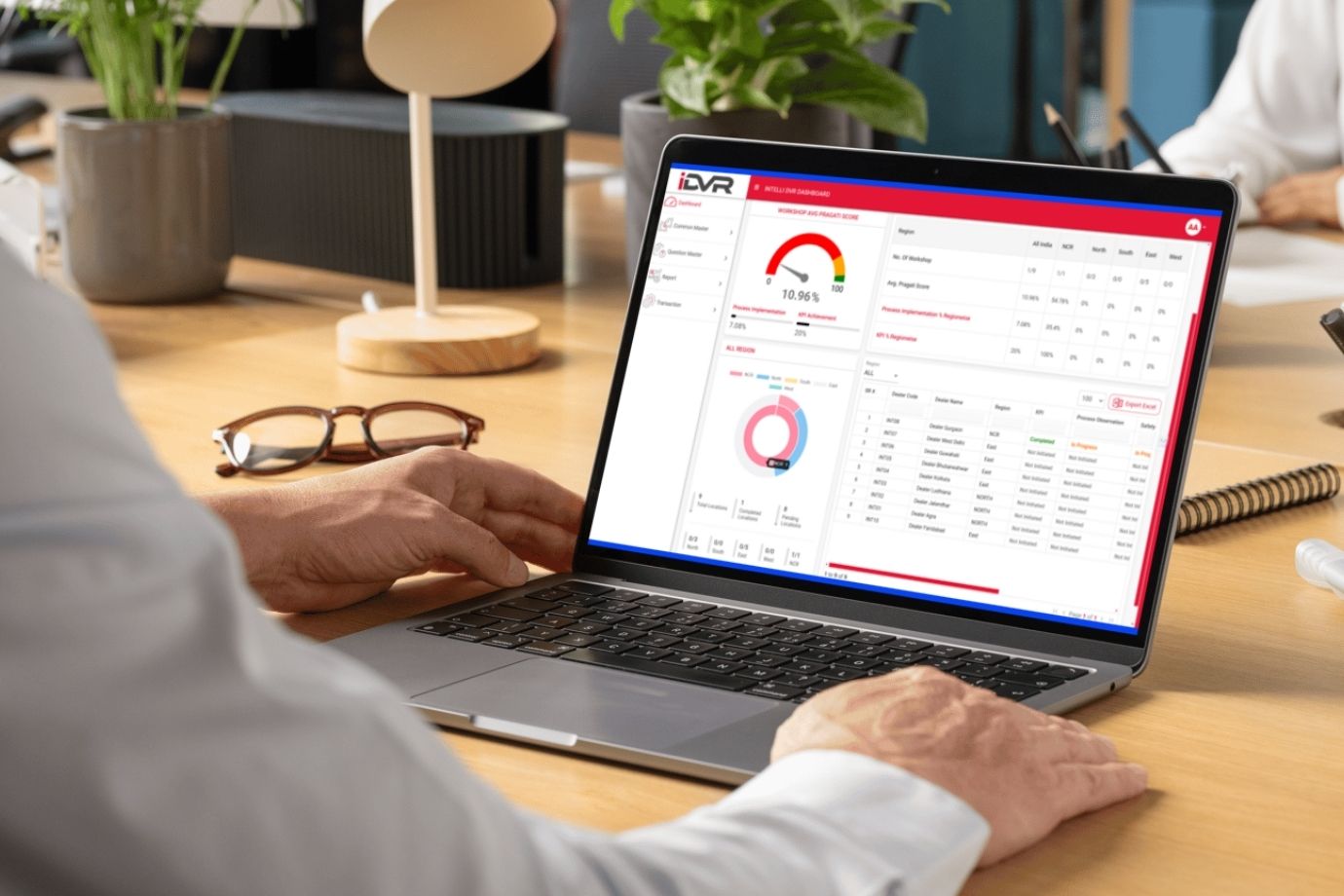 Visual showcasing how Intelli DVR simplifies and streamlines dealer audit processes.