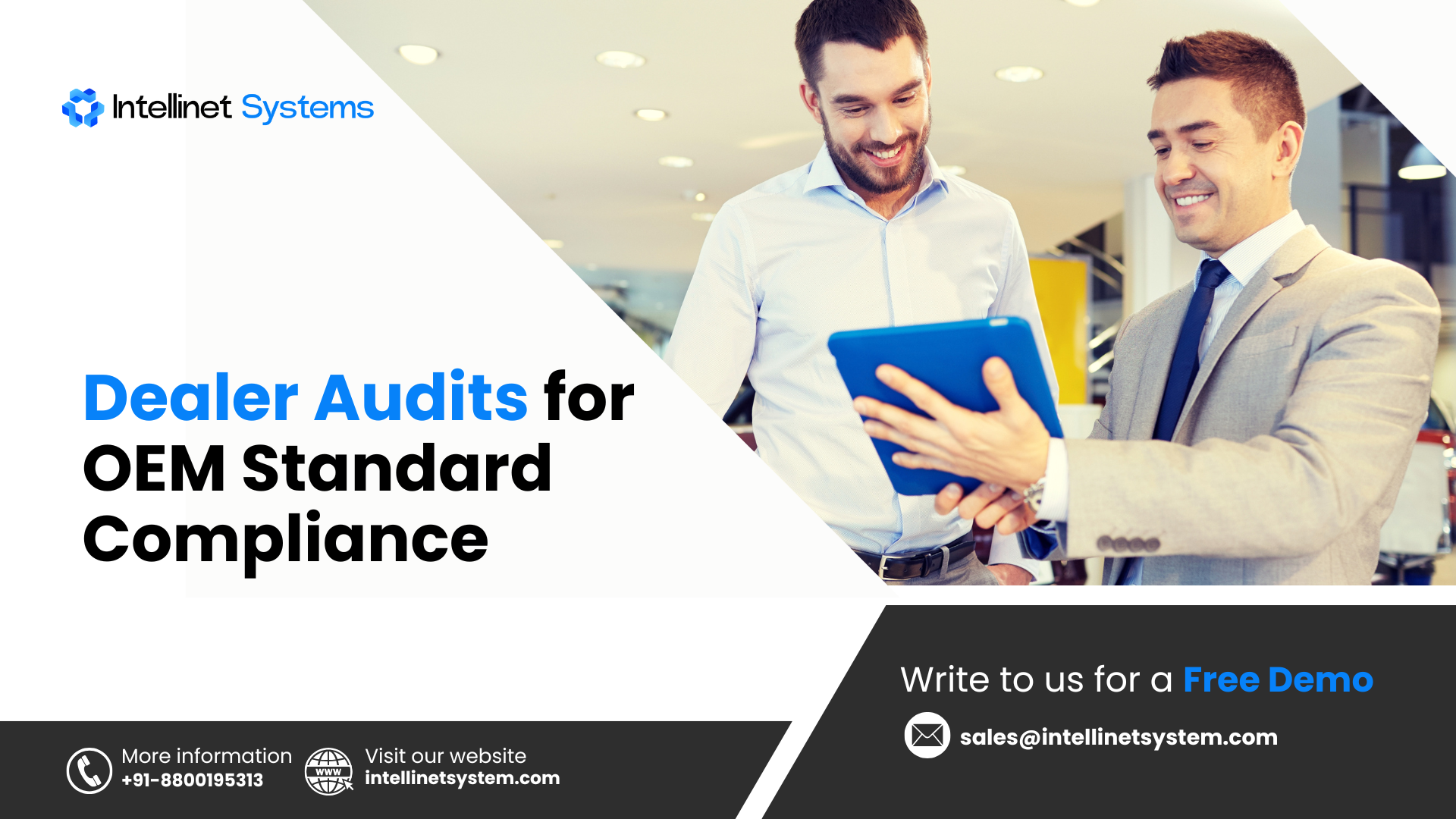 Visual demonstrating how dealer audits help improve OEM standard compliance.