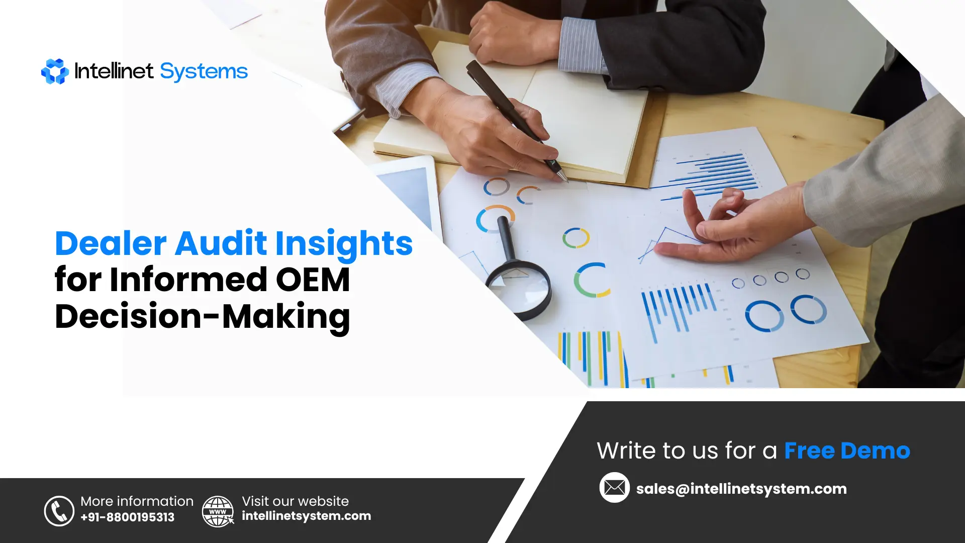 Visual representation of dealer audit insights to guide OEM decision-making with key data trends