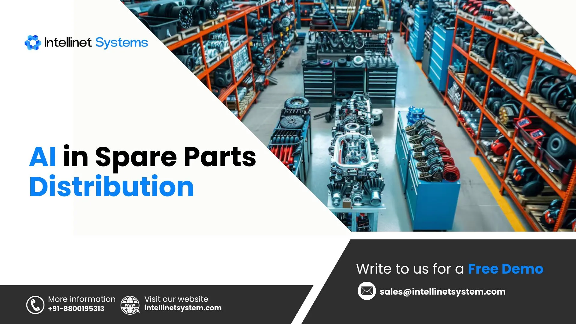 Image showing AI-driven technologies transforming spare parts distribution through automation