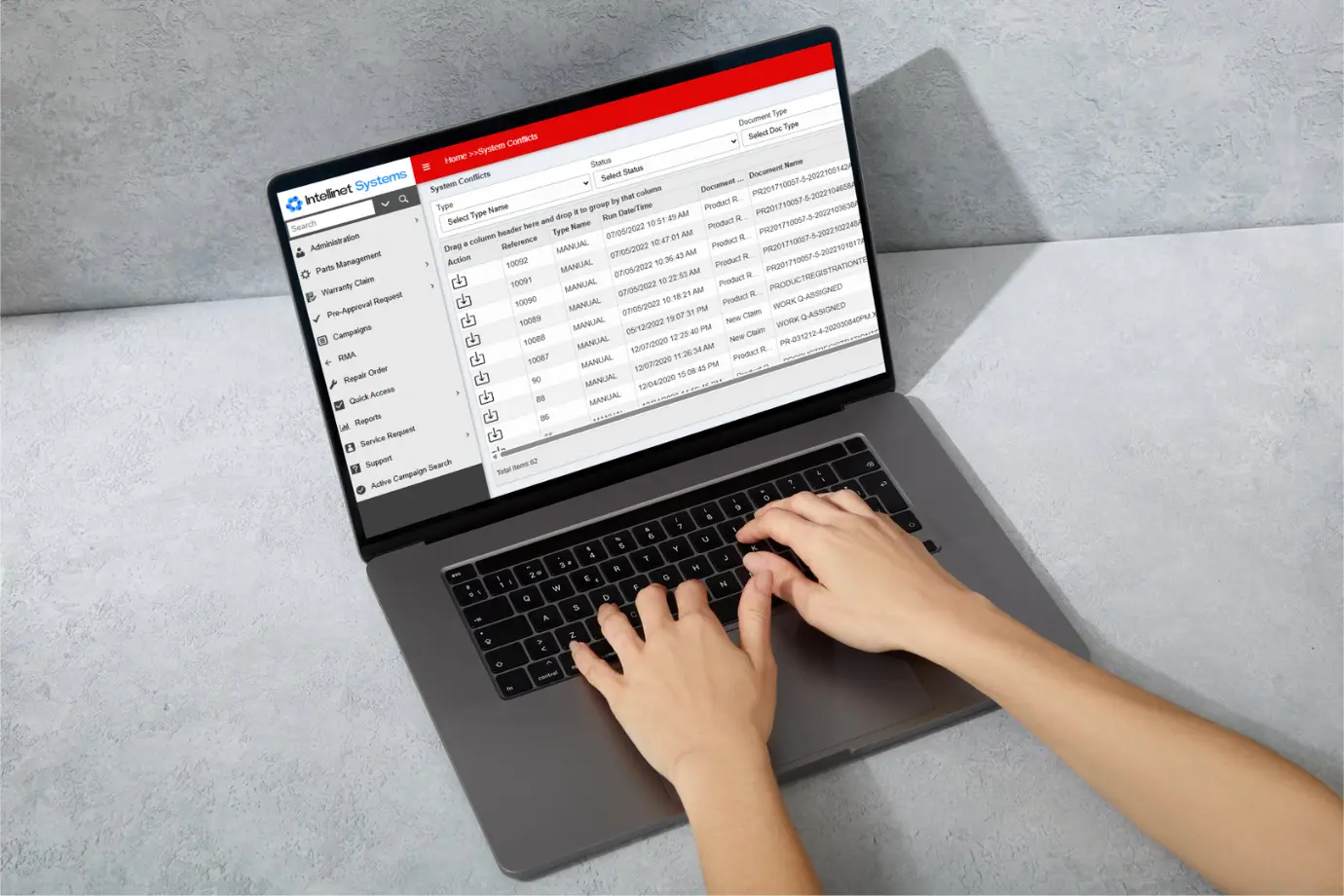 Warranty manager using Intelli Warranty software to analyze warranty claims