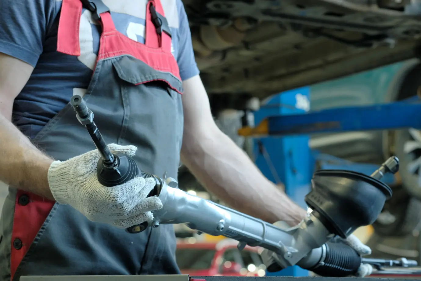 Technician reviewing updated part numbers, representing the concept of parts supersession