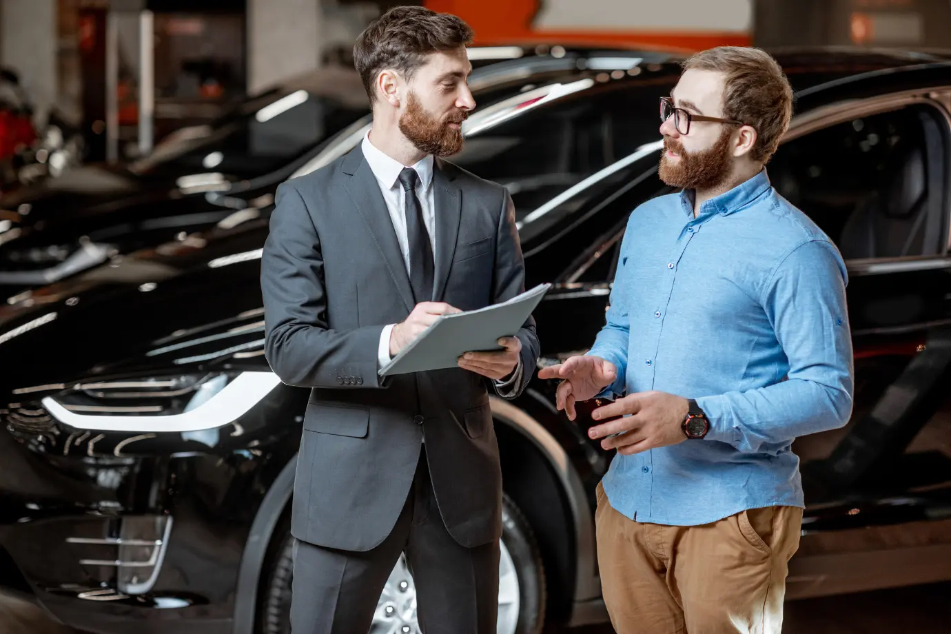 OEM and dealership professionals working together to build a strong business partnership