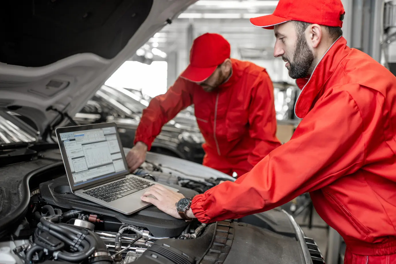 OEM service staff adopting modern technology for doing repair