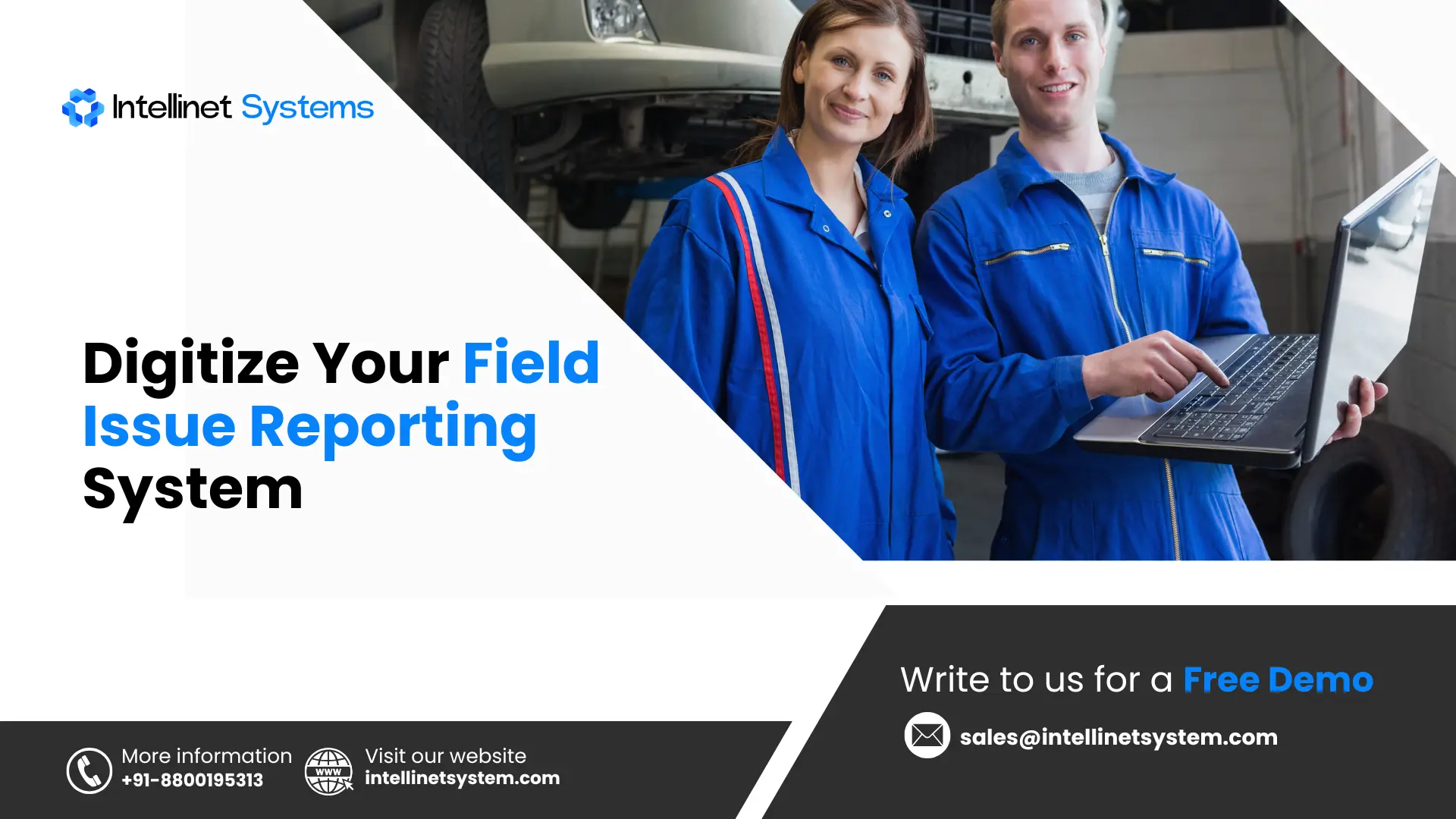 Field technician logging equipment problems via digital reporting tool