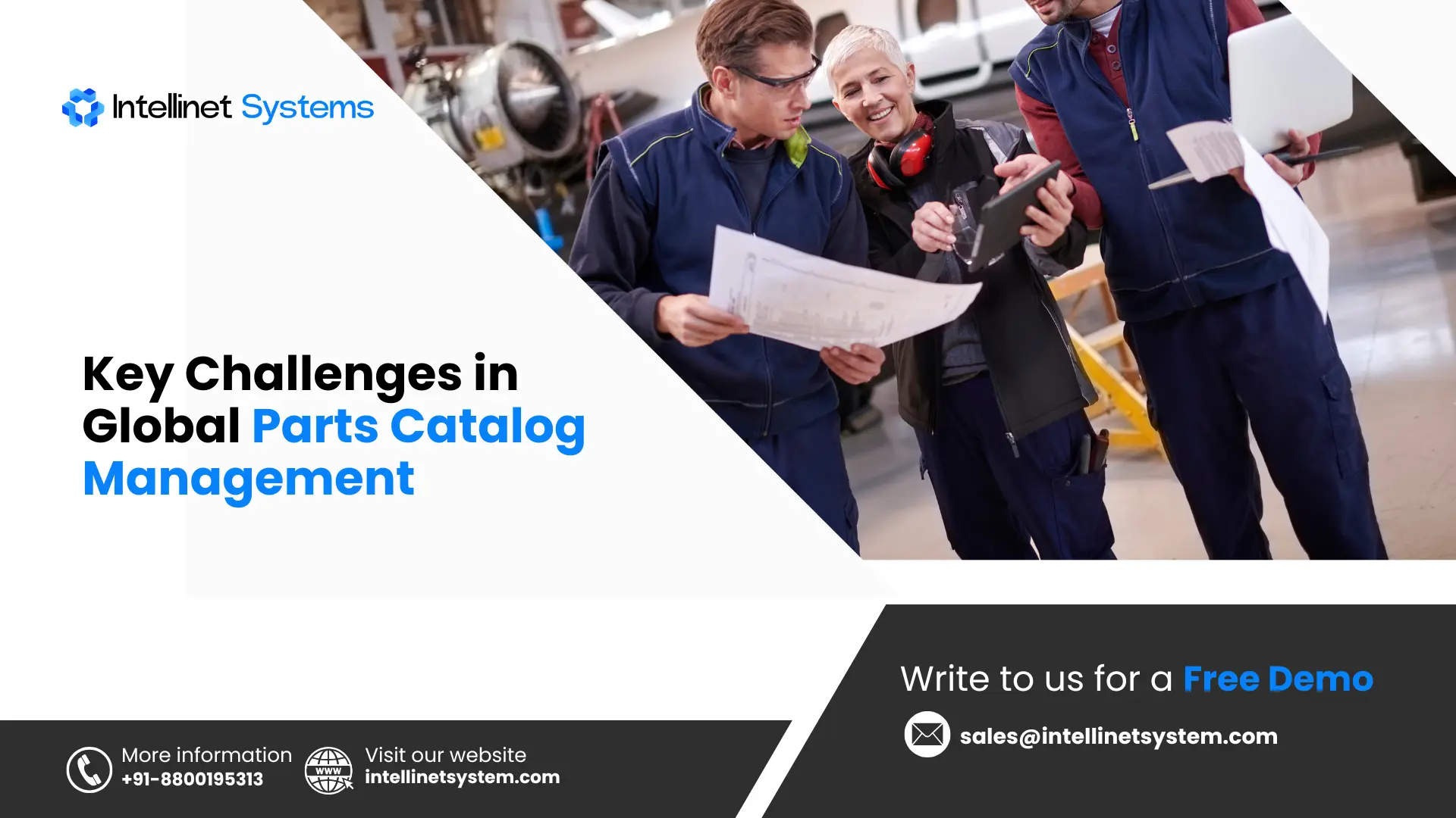 Concept image of global market challenges in parts catalog management