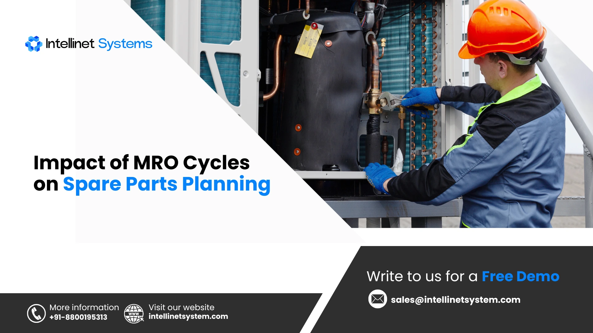 Image showing spare parts demand planning driven by MRO cycles.